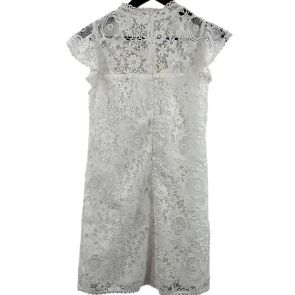 NEW - CUPCAKES and CASHMERE Beautiful Lace Mini Shift Dress - Picture 2 of 4